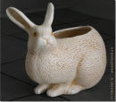 Hase Tierfigur als Pflanztopf oder zur Aufbewahrung - ca.25 CM aus Keramik