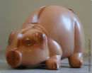 Sparschwein Tierfigur Schwein Keramik - großes...