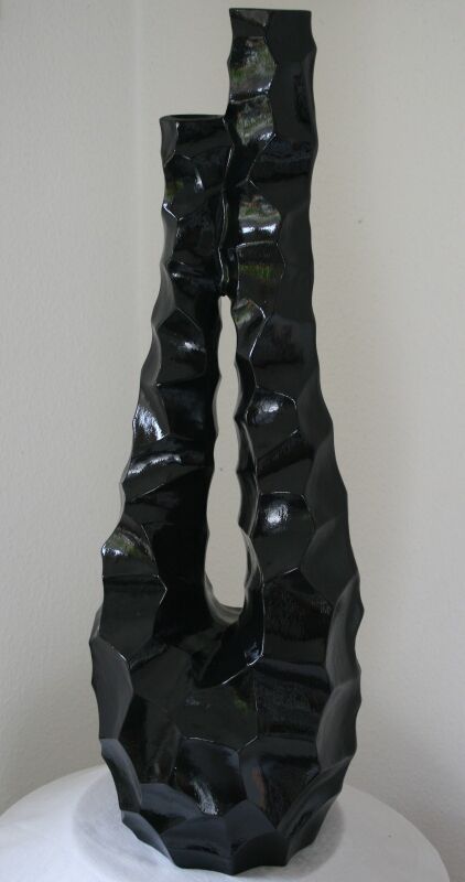 Bodenvase modern Vase keramik 80 cm groß Torre-DUPLO mediterran