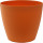 Blumentopf Pflanztopf Übertopf Kunststoff Orange 13,5cm
