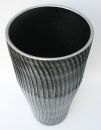 BODENVASE Pflanzkübel Keramik "Preto Magico-2" - Größe 70 cm
