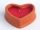 Herz Kerzenständer, Kerze Terracotta ca. 9 cm 3 Stück