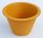 Blumentopf Pflanztopf Keramik glasiert wasserdicht gelb orange