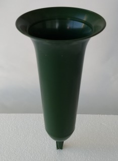 Grabvase Vaseneinsatz - Grün 31cm