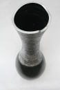Bodenvase Schwarz Silber ca.60 CM Keramik - Modell: Castelo