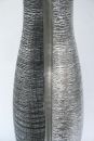 Bodenvase Dekovase Keramik Schwarz Silber ca.60 CM - Modell: Silberling