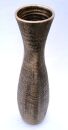 Bodenvase Dekovase Keramik Schwarz Gold ca.60 CM inkl. Vaseneinsatz - Modell: Goldi
