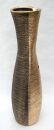 Bodenvase Dekovase Keramik Schwarz Gold ca.60 CM inkl. Vaseneinsatz - Modell: Goldi