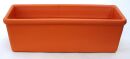BLUMENKASTEN  massives TERRACOTTA ohne Muster - 40 cm, 50...