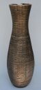 Bodenvase Dekovase Keramik Schwarz Gold ca.60 CM inkl. Vaseneinsatz - Modell: Goldi #2