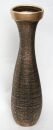 Bodenvase Dekovase Keramik Schwarz Gold ca.60 CM inkl. Vaseneinsatz - Modell: Goldi #2
