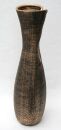 Bodenvase Dekovase Keramik Schwarz Gold ca.60 CM inkl. Vaseneinsatz - Modell: Goldi #2