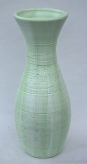 BODENVASE 50cm Keramik Modell VERAO Pastellgrün ohne Goldrand