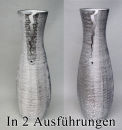 Bodenvase Dekovase Keramik Schwarz Silber ca.60 CM -...